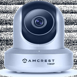 Amcrest 1080P WiFi Video Monitoring Security Wireless IP Camera with  Pan/Tilt, Two-Way Audio, Plug & Play Setup, Optional Cloud Recording, Full  HD 1080P (1920TVL) @ 30FPS, Super Wide 90° Viewing Angle and